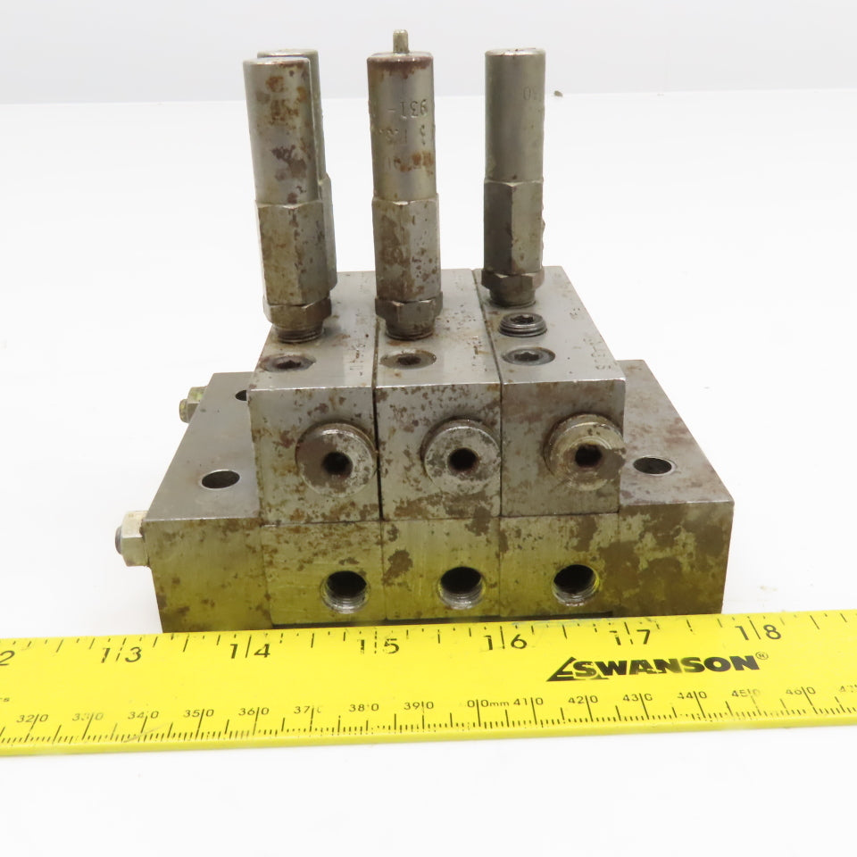 Lubriquip MSP-40T MSP-30S Modular Lubrication Divider Valve Assembly