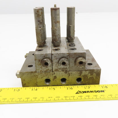 Lubriquip MSP-40T MSP-30S Modular Lubrication Divider Valve Assembly