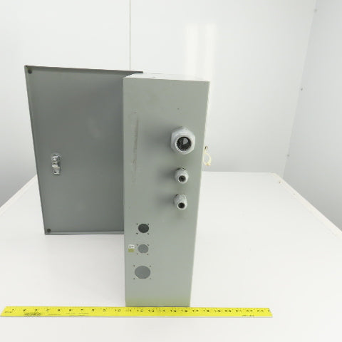 ElectroMate E20N126 20" x 12" x 6" Electrical Enclosure W/Backplate Enc Type 1