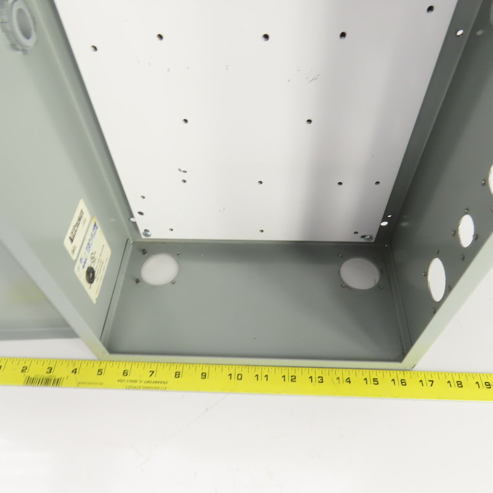 ElectroMate E20N126 20" x 12" x 6" Electrical Enclosure W/Backplate Enc Type 1