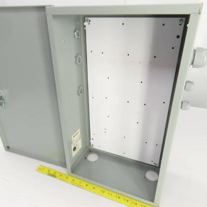 ElectroMate E20N126 20" x 12" x 6" Electrical Enclosure W/Backplate Enc Type 1