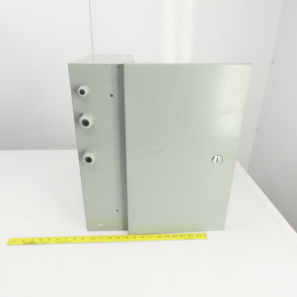 ElectroMate E20N126 20" x 12" x 6" Electrical Enclosure W/Backplate Enc Type 1