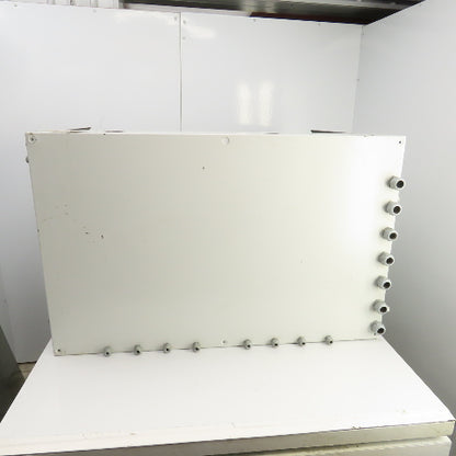 Rittal 30" x 47" x 9" Double Door Electrical Enclosure W/Backplate & Fan