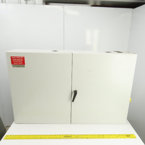 Rittal 30" x 47" x 9" Double Door Electrical Enclosure W/Backplate & Fan