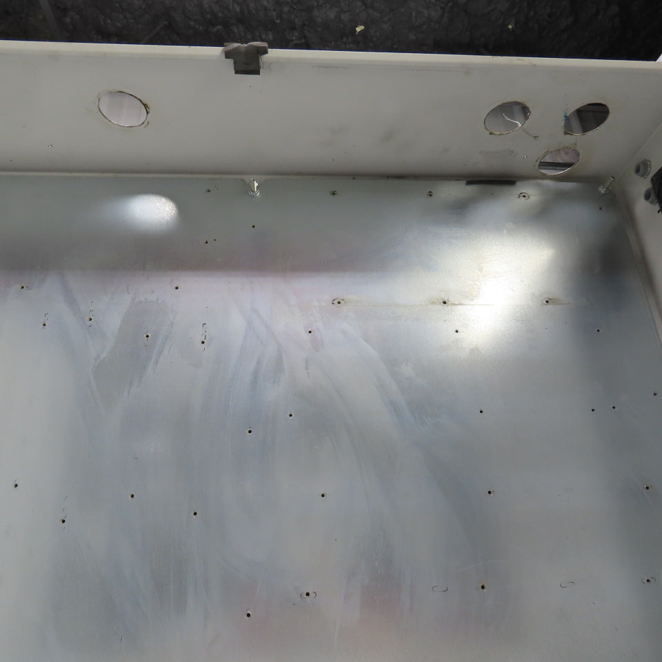 Rittal 30" x 47" x 9" Double Door Electrical Enclosure W/Backplate & Fan