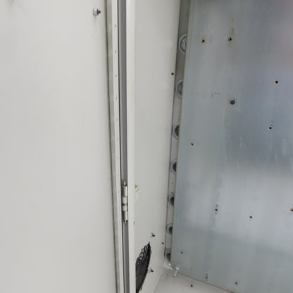 Rittal 30" x 47" x 9" Double Door Electrical Enclosure W/Backplate & Fan