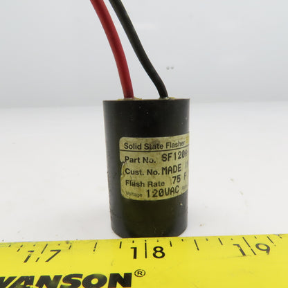 SSAC SF120A-3608 120VAC Solid State Flasher 75 FPM