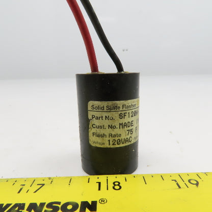 SSAC SF120A-3608 120VAC Solid State Flasher 75 FPM