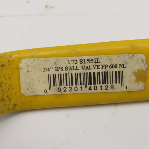 Cooper Smith 172 8155IL 3/4" NPT Brass Ball Valve Lot Of 3