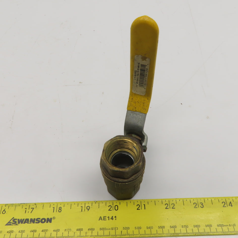 Cooper Smith 172 8155IL 3/4" NPT Brass Ball Valve Lot Of 3