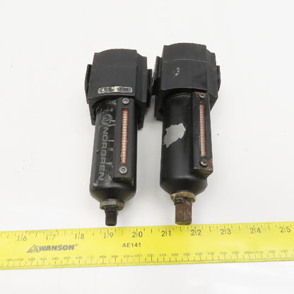 Norgren F73G-2AN-AD3 1/4" Compressed Air Filter Assembly Lot Of 2