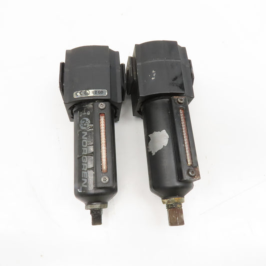Norgren F73G-2AN-AD3 1/4" Compressed Air Filter Assembly Lot Of 2