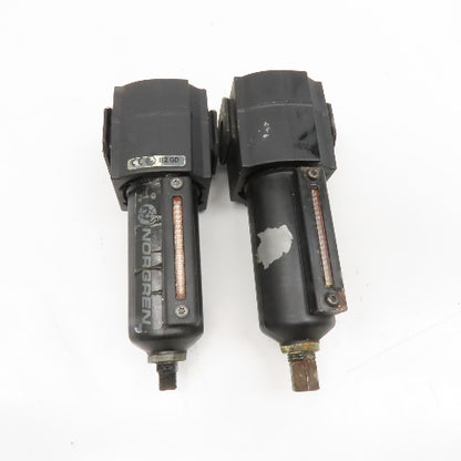 Norgren F73G-2AN-AD3 1/4" Compressed Air Filter Assembly Lot Of 2