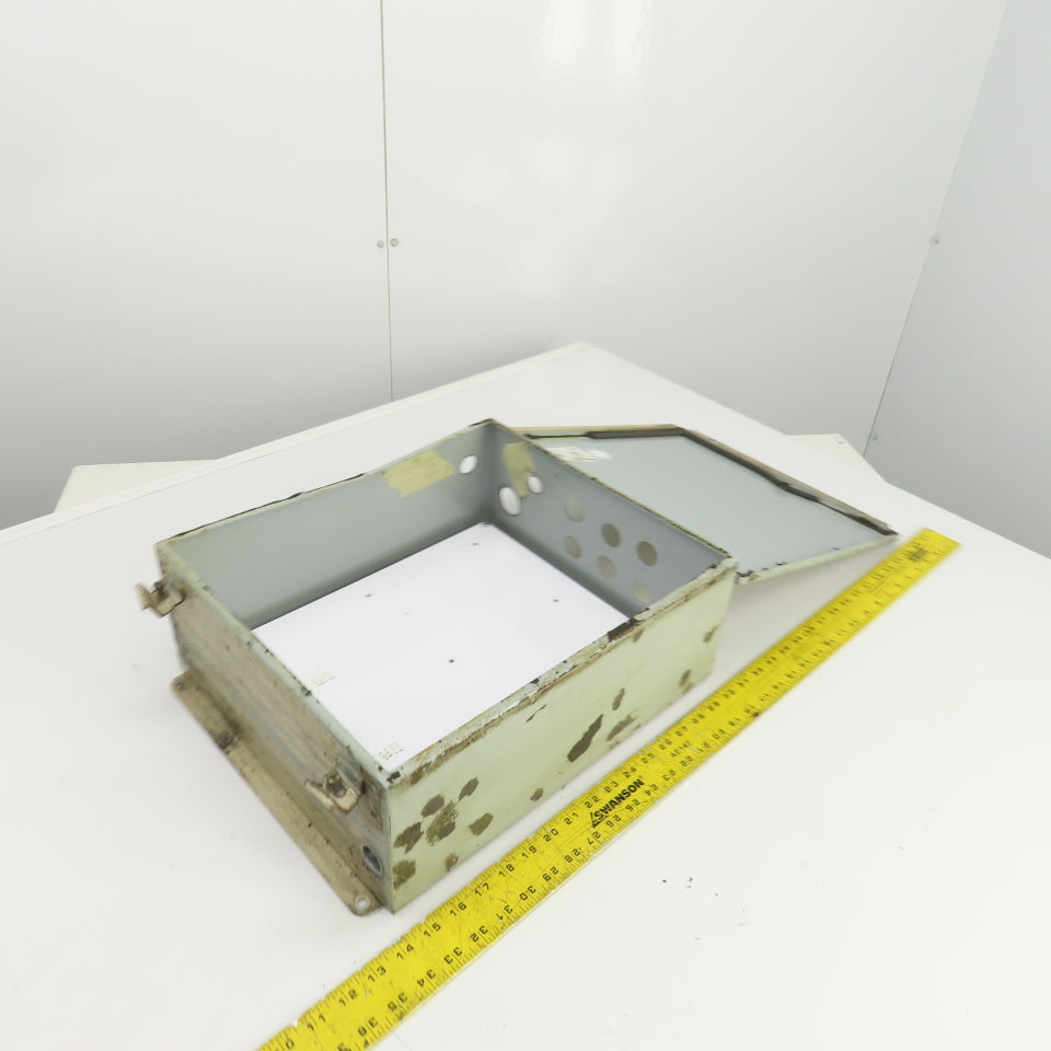 Hoffman A1614CHS 16" x 14" x 6" Electrical Enclosure W/Backplate Hinged Door