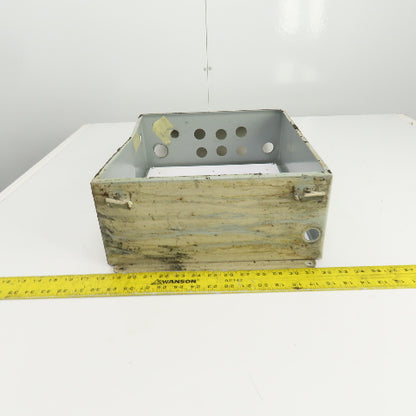 Hoffman A1614CHS 16" x 14" x 6" Electrical Enclosure W/Backplate Hinged Door