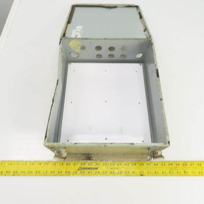 Hoffman A1614CHS 16" x 14" x 6" Electrical Enclosure W/Backplate Hinged Door