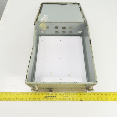Hoffman A1614CHS 16" x 14" x 6" Electrical Enclosure W/Backplate Hinged Door