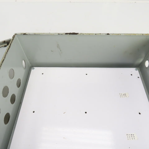 Hoffman A1614CHS 16" x 14" x 6" Electrical Enclosure W/Backplate Hinged Door