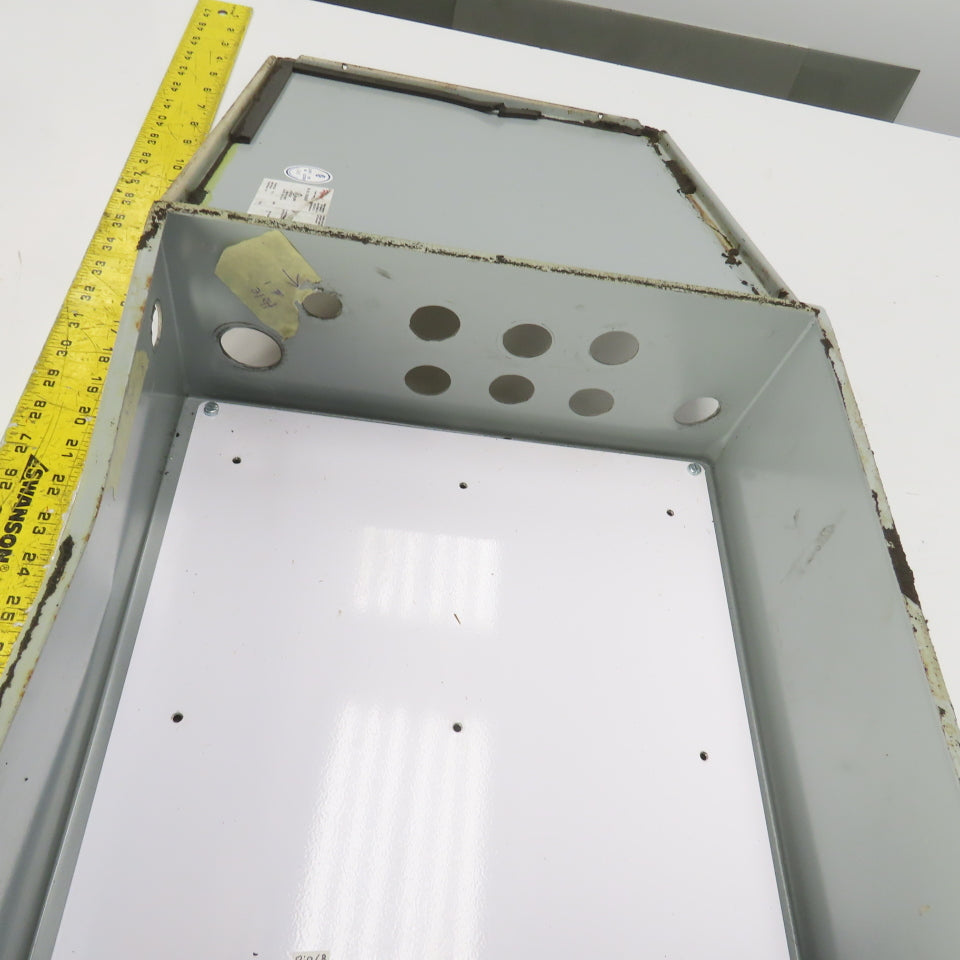 Hoffman A1614CHS 16" x 14" x 6" Electrical Enclosure W/Backplate Hinged Door