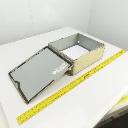 Hoffman A1614CHS 16" x 14" x 6" Electrical Enclosure W/Backplate Hinged Door