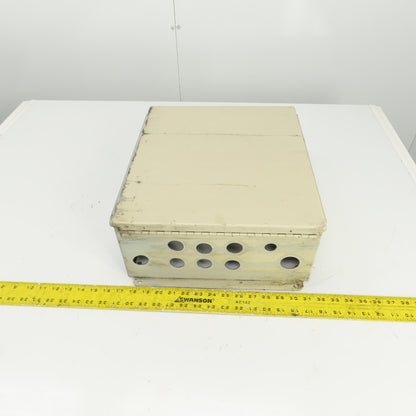 Hoffman A1614CHS 16" x 14" x 6" Electrical Enclosure W/Backplate Hinged Door