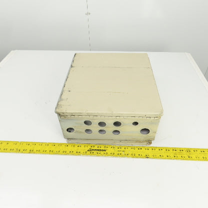 Hoffman A1614CHS 16" x 14" x 6" Electrical Enclosure W/Backplate Hinged Door