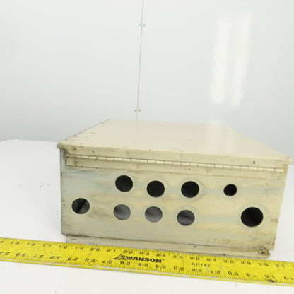 Hoffman A1614CHS 16" x 14" x 6" Electrical Enclosure W/Backplate Hinged Door