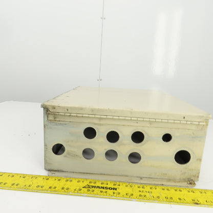 Hoffman A1614CHS 16" x 14" x 6" Electrical Enclosure W/Backplate Hinged Door