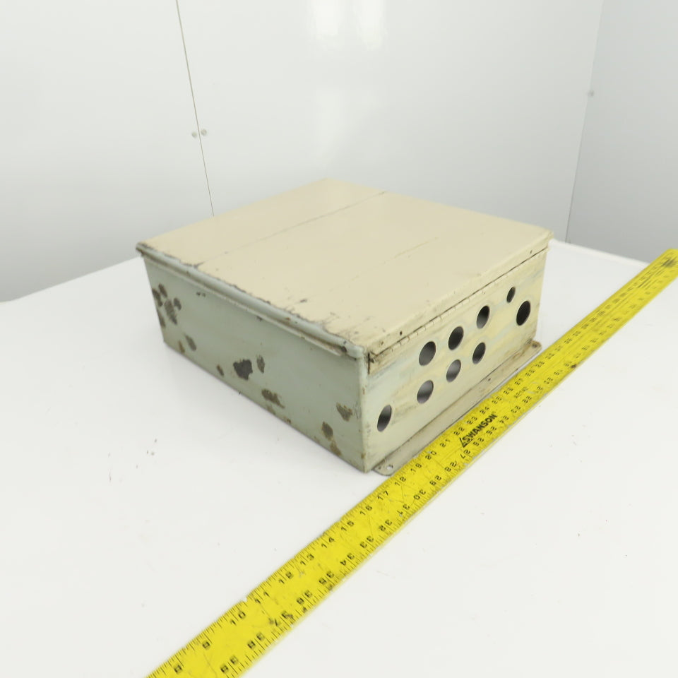 Hoffman A1614CHS 16" x 14" x 6" Electrical Enclosure W/Backplate Hinged Door