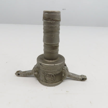 Ever-Tite 1" Hose Barb Quick Connect Cam Lock Hose Fitting 316 Stainless Steel