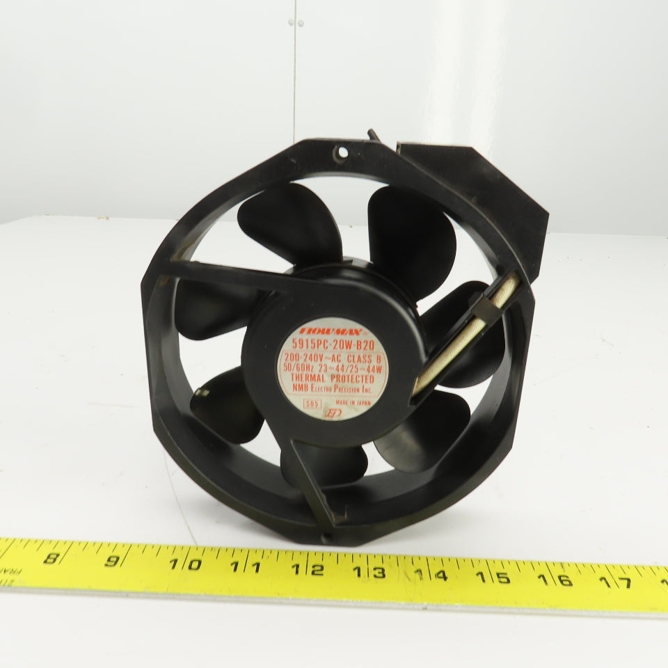 NMB 5915PC-20W-B20 FlowMax Cooling Fan 200-240VAC 50/60HZ 23-44W Class B