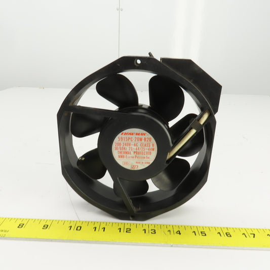 NMB 5915PC-20W-B20 FlowMax Cooling Fan 200-240VAC 50/60HZ 23-44W Class B