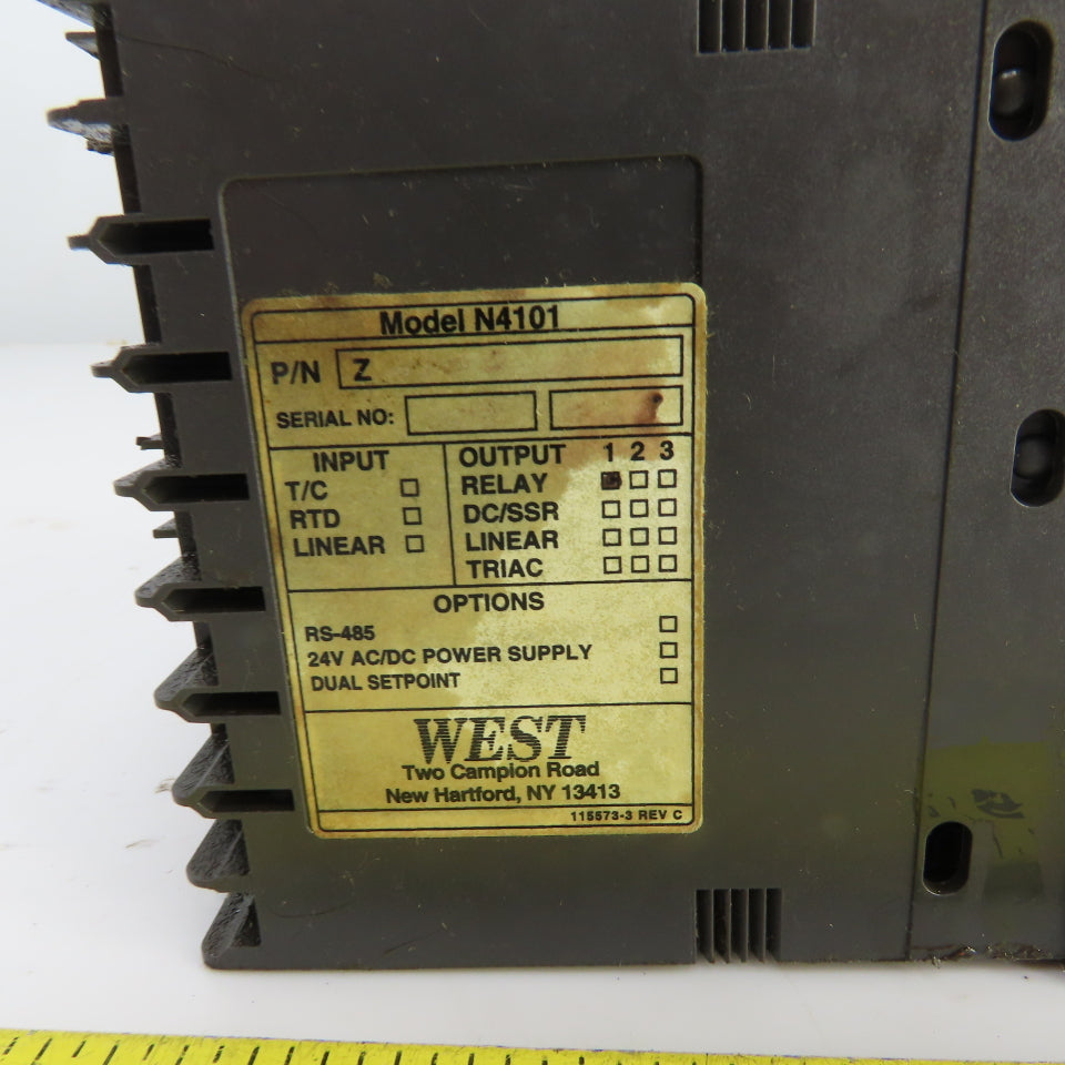 West Tempcon N4101 Single Loop Temperature Controller 24VDC