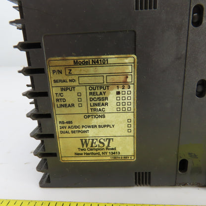 West Tempcon N4101 Single Loop Temperature Controller 24VDC