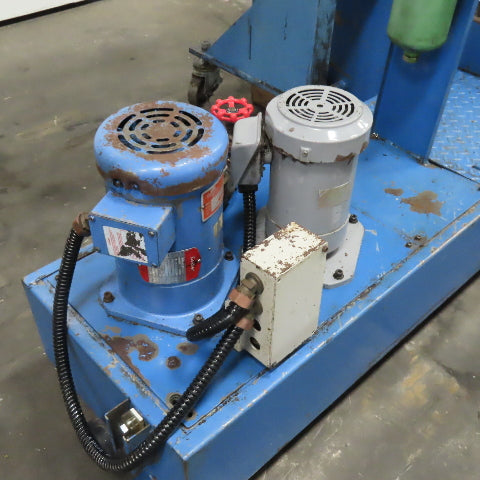 Jorgensen Incline Chip Conveyor Coolant Filtration 1/3Hp 7 x42" Intake 5FPM 3Ph