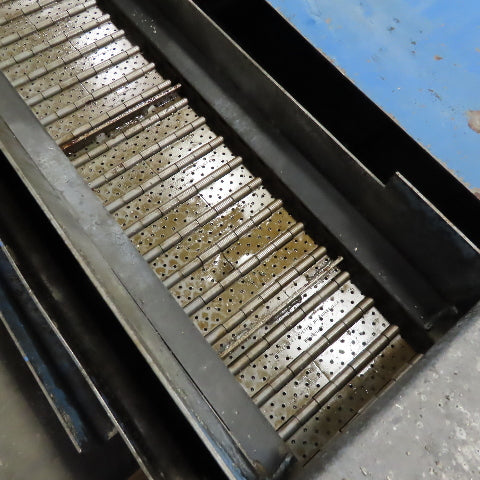 Jorgensen Incline Chip Conveyor Coolant Filtration 1/3Hp 7 x42" Intake 5FPM 3Ph