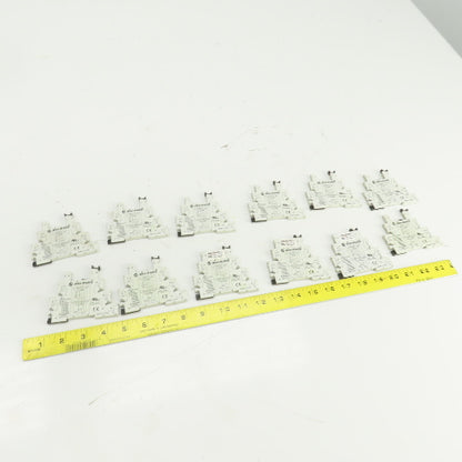 Allen Bradley 700-HLT1Z_* Ser A Relay Socket Base 6A 250V Lot Of 12