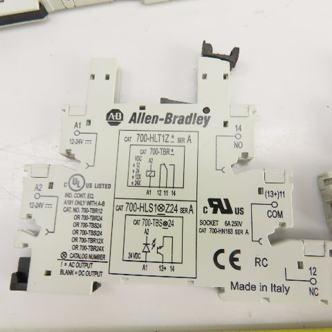 Allen Bradley 700-HLT1Z_* Ser A Relay Socket Base 6A 250V Lot Of 12
