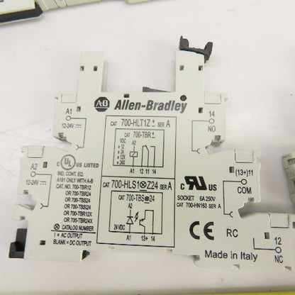 Allen Bradley 700-HLT1Z_* Ser A Relay Socket Base 6A 250V Lot Of 12