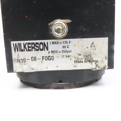 Wilkerson R39-08-F0G0 1" NPT Air Pressure Regulator 250PSI