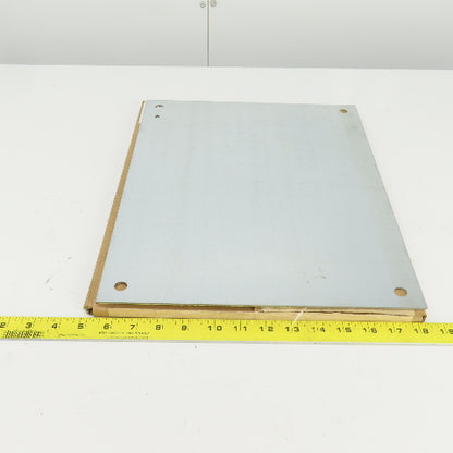 Hoffman A20P16G Galvanized Steel Interior Panel 17" x 13" For Nema 12,4,4X Enc