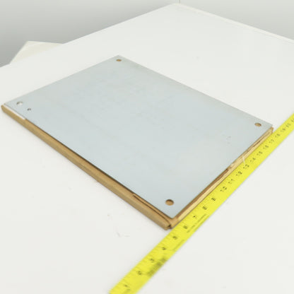 Hoffman A20P16G Galvanized Steel Interior Panel 17" x 13" For Nema 12,4,4X Enc