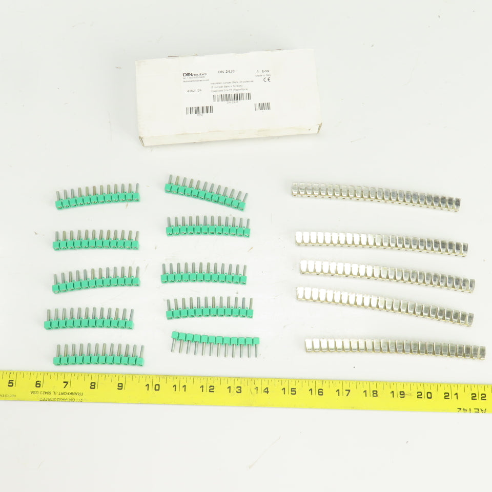 Automation Direct DN-24J8 DINnectres 24 Pole Insulated Jumper Bars 1 Box 5 Pcs