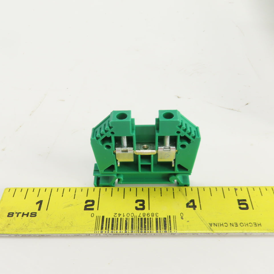 Automation Direct DN-T8GRN DINnectres Green Terminal Block 8AWG 50A 600V 50PCS