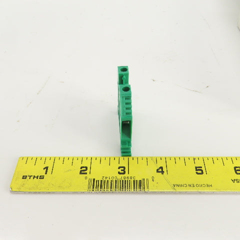 Automation Direct DN-T8GRN DINnectres Green Terminal Block 8AWG 50A 600V 50PCS