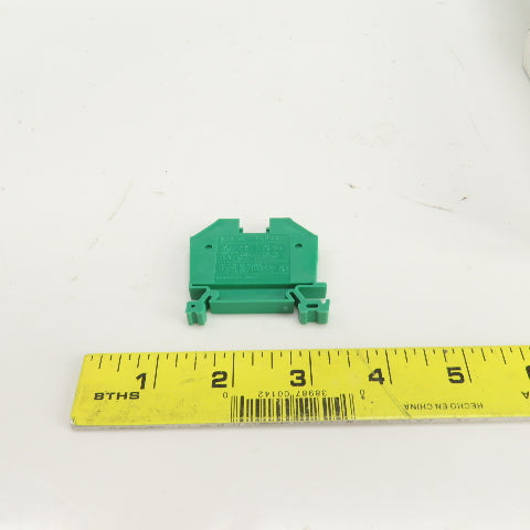 Automation Direct DN-T8GRN DINnectres Green Terminal Block 8AWG 50A 600V 50PCS