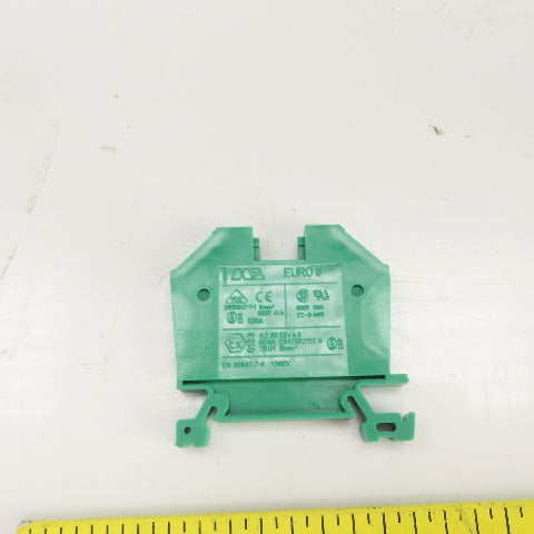 Automation Direct DN-T8GRN DINnectres Green Terminal Block 8AWG 50A 600V 50PCS