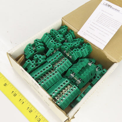 Automation Direct DN-T8GRN DINnectres Green Terminal Block 8AWG 50A 600V 50PCS
