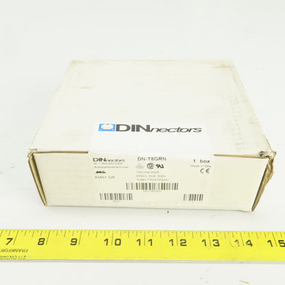 Automation Direct DN-T8GRN DINnectres Green Terminal Block 8AWG 50A 600V 50PCS