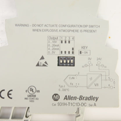 Allen Bradley 931H-T1C1D-DC Ser A Thermocouple Signal Conditioner